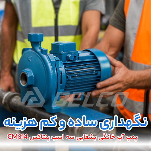 پمپ آب خانگی بشقابی سه اسب پنتاکس CM314
